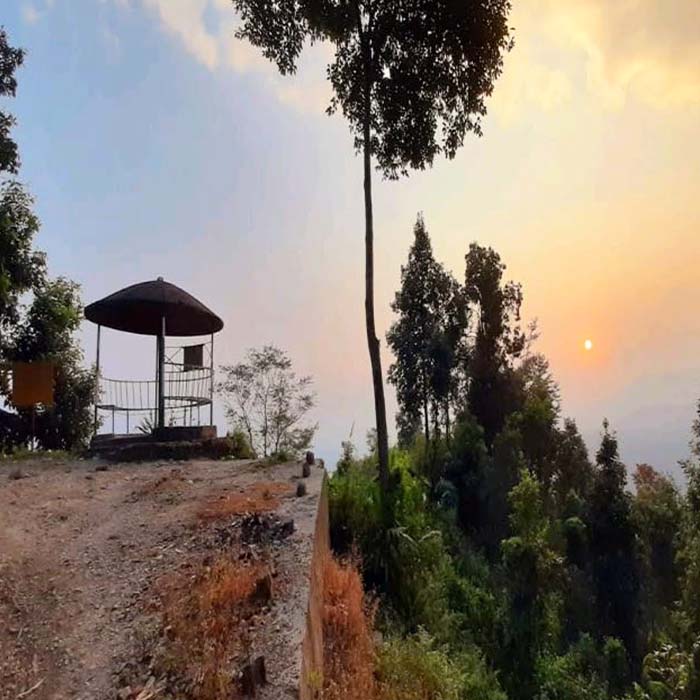 Hilly Sunset View Point at Kumai