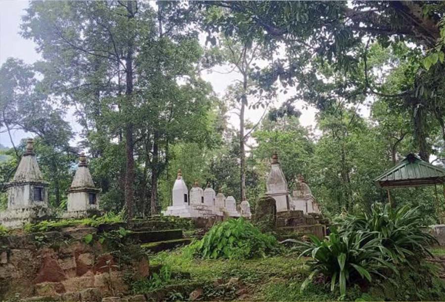 100 years old Buddhiast Stupa
