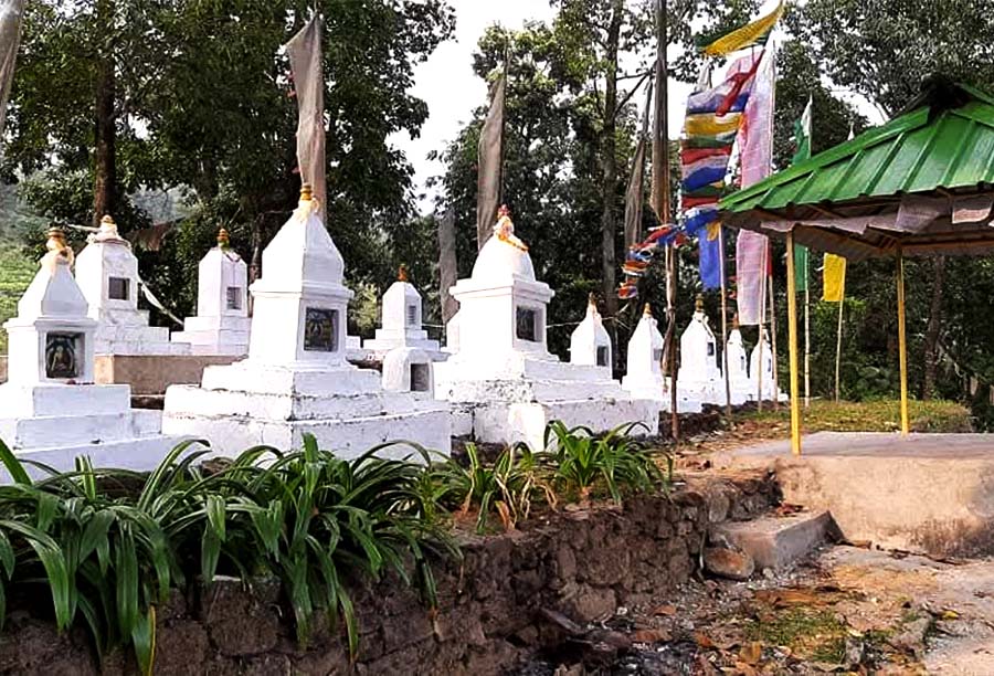 100 years old Buddhiast Stupa