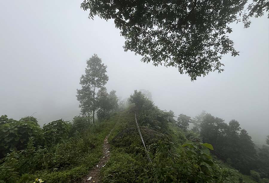Hilly Sunset View Point at Kumai