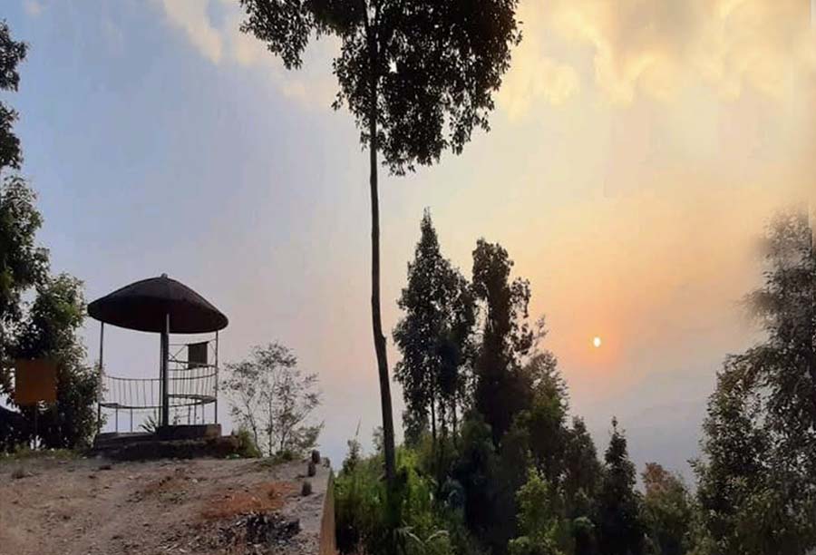 Hilly Sunset View Point at Kumai