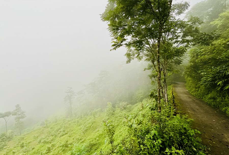 Hilly Sunset View Point at Kumai